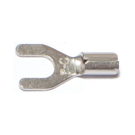 Midwest Fastener Fork Terminal, 14 AWG, Bare Insulated, 20 PK 70106